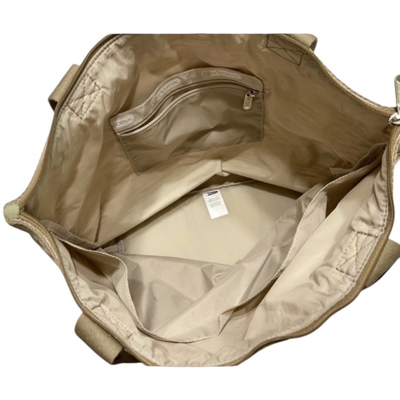 Lesportsac Hailey Tote Shoulder Bag Zipper Top Large Medium Carry On Travel Work - Picture 2 of 7